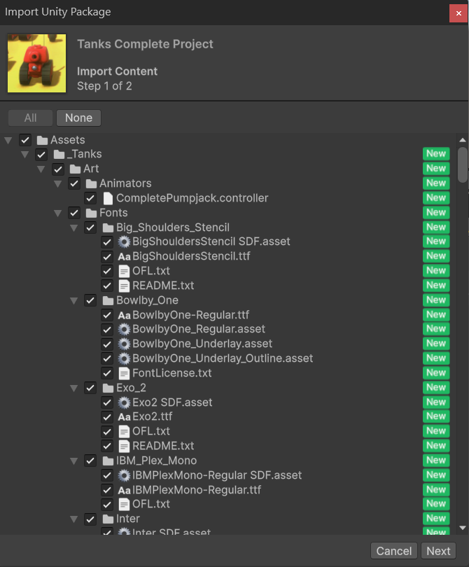 Unity Tank Complete Project Import