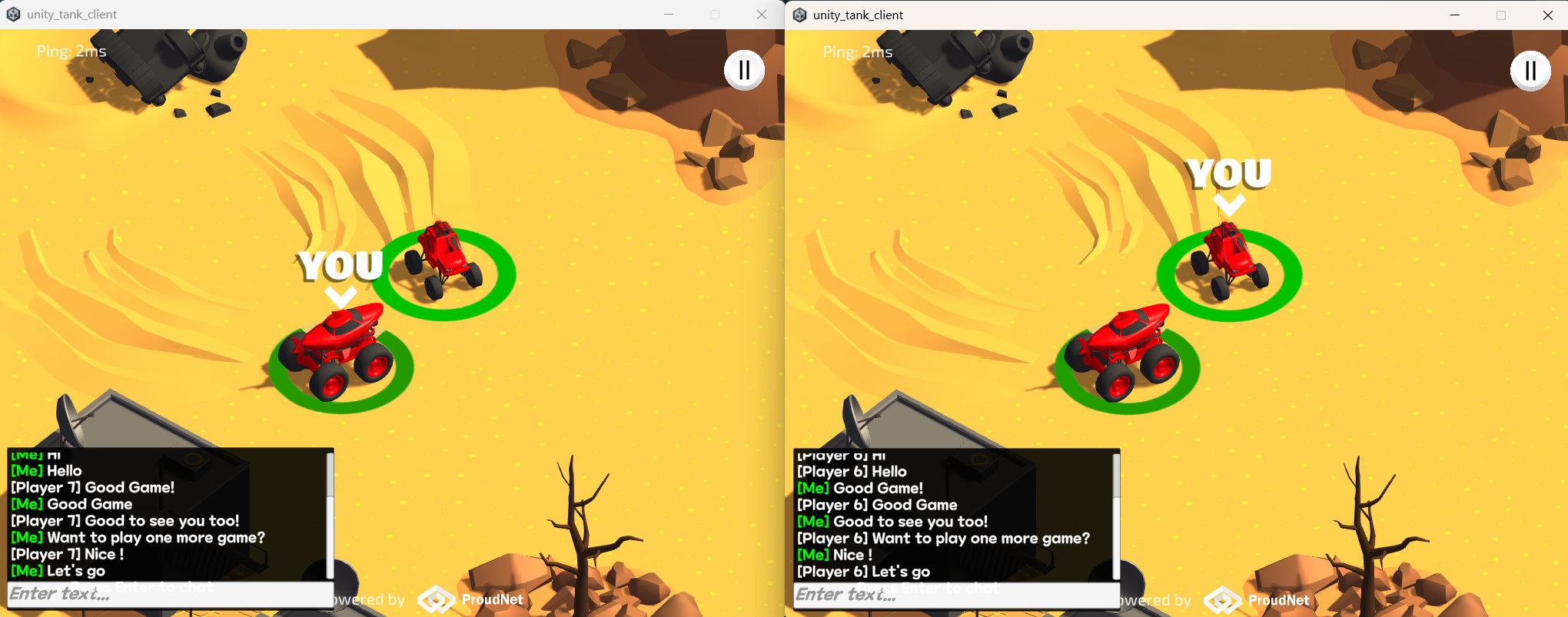 Multi-Client Gameplay