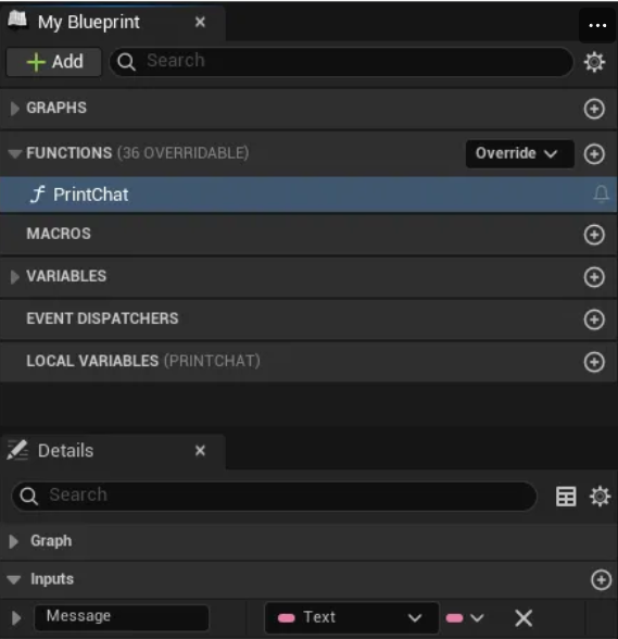 Adding PrintChat Function