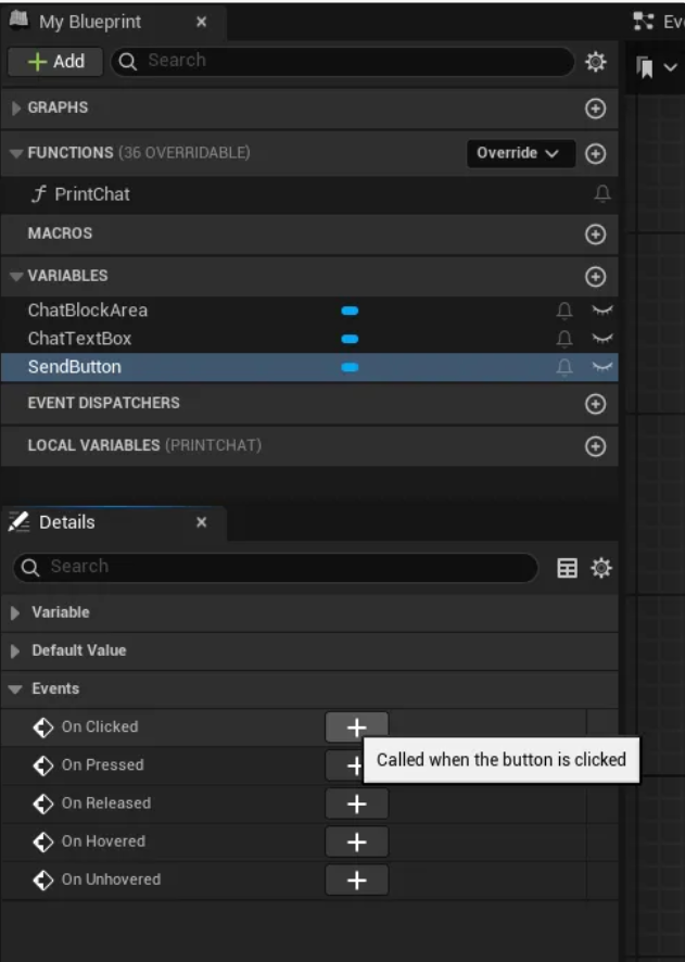 Adding Button Click Event