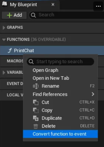 PrintChat Event Conversion