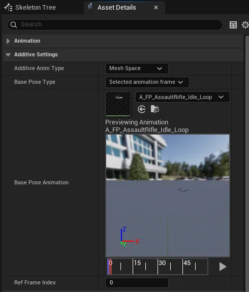 Additive Settings