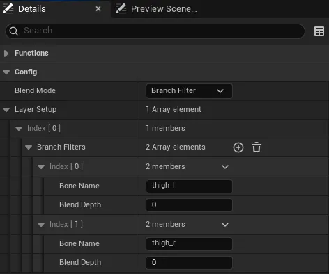 Layered Blend Per Bone Settings