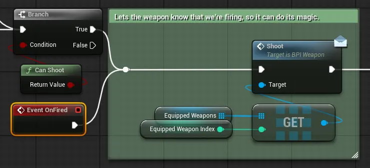 On Fired Event Connection