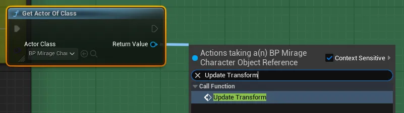 Update Transform Node Addition